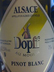 Dopff Pinot Blanc 2008, Alsace