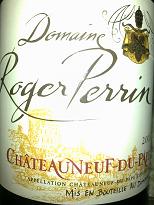 Roger Perrin Chateauneuf du Pape 2008, Rhone Valley