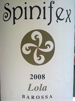 Spinifex Lola 2008, Barossa Valley, SA