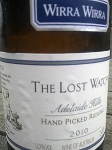 Wirra Wirra The Lost Watch Riesling 2010